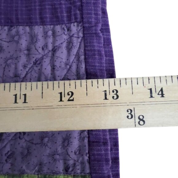 Handmade Country Farmhouse Patchwork Cottage Quilted Table Runner Floral - Picture 5 of 8